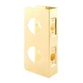 thumbnail image 2 of Defender Security U 9546 Door Reinforcer 1-3/4-Inch Thick by 2-3/8-Inch Backset 2-1/8 Bore, Brass, Recessed, 2 of 4