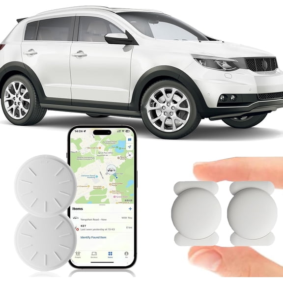 Rastreador GPS para Auto ZITTZ Mini sin Cuota Mensual Compatible con Apple Find My