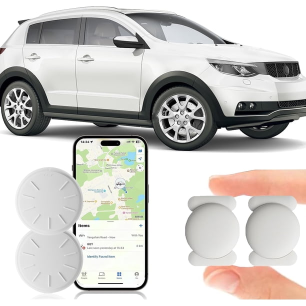 Rastreador GPS para Auto ZITTZ Mini sin Cuota Mensual Compatible con Apple Find My