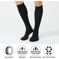 thumbnail image 2 of Soccer Socks Cheering Long Tube Sport Socks for Men Women - Anti-Slip Knee High Football Socks Sport Socks for Men/Women, 2 Pairs, 2 of 5