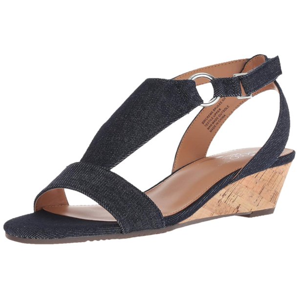 aerosoles denim sandals