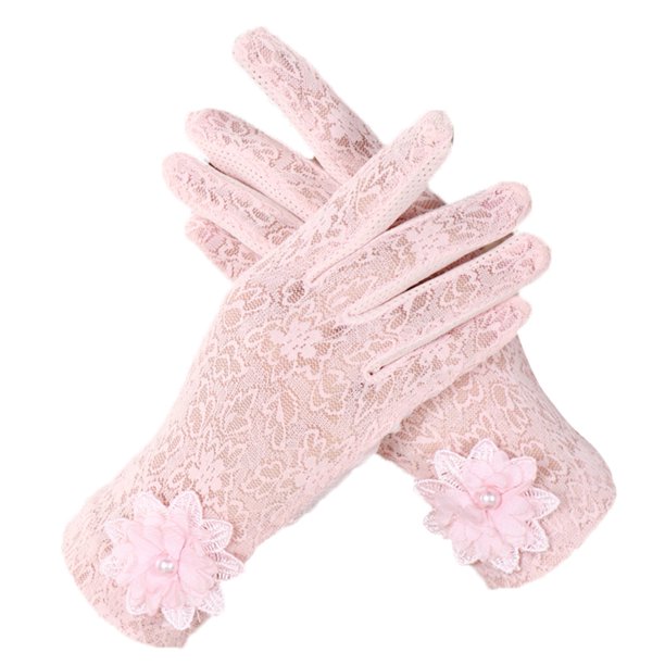 Guantes de encaje floral Flapper de los años 20 para bodas Fiesta de ópera Guantes de encaje Elásticos Tamaño adulto MFZFUKR CPB-CJZ1912-4