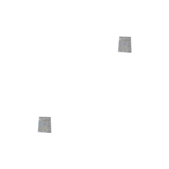 Matsuzay 100 bolsas de papel de aluminio con cierre hermético, brillantes con estrellas, 7,5 x 6,5 cm Brillante con estrellas 7.5 x 6.5 cm 2piezas