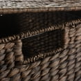 thumbnail image 5 of Casafield Rolling Filing Cabinet, Espresso Dark Brown - Water Hyacinth Hanging File Folder Organizer, Home Office Storage, 5 of 7