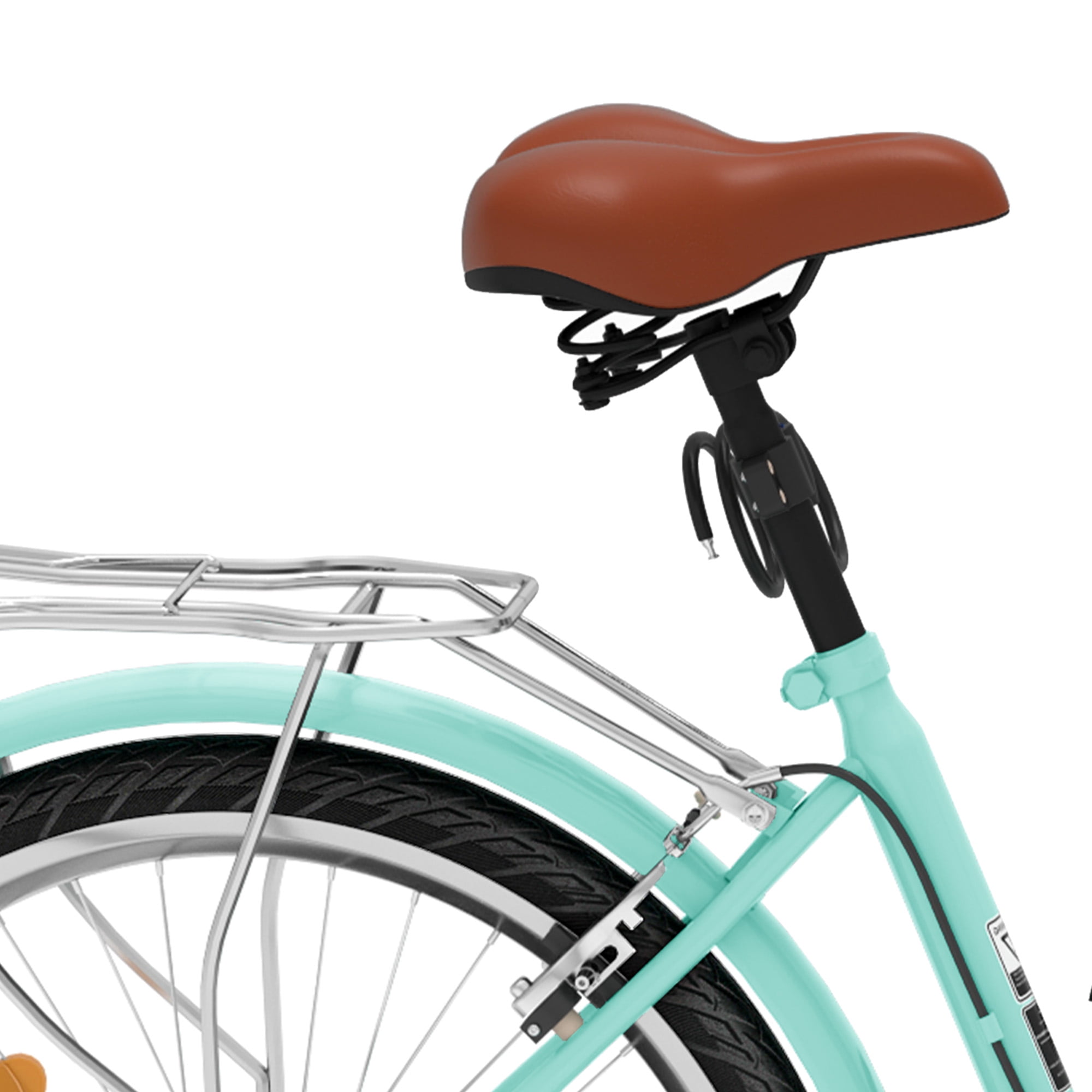 Uforic 26" Beach Cruiser Bike for Women, 7-Speed Adjustable Seat Bike Bicycle for Adult City Commuter, Blue