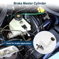 thumbnail image 2 of Unique Bargains Brake Master Cylinder for Nissan Sentra 2014-2019 Durable No.460101KA0A Engine Compartment Hydraulic Master Cylinder Silver Tone,White 1 Pcs, 2 of 7