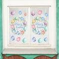 thumbnail image 4 of Cute Easter Bunny Egg Wreath Static Window Clings - Romantic Wall Stickers for Bedroom Home Decoration, Removable Window Decals for Easter Celebration & Spring Home Beautification, 11.81*15.74in, 4 of 8