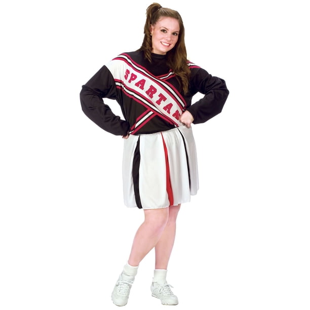 Disfraz Fun World SNL Spartan Cheerleader para adultos, tallas grandes 1X/2X