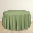 thumbnail image 2 of BalsaCircle 132 in Dusty Green Scuba Polyester Round Tablecloth Party Linens Events Reception Decorations Supplies, 2 of 8
