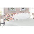 thumbnail image 2 of Music Headboard, Colorful Musical Notes Frame Festival Singing Enjoyment Fashion Themed Print, Upholstered Decorative Metal Bed Headboard with Memory Foam, King Size, Multicolor, by Ambesonne, 2 of 4
