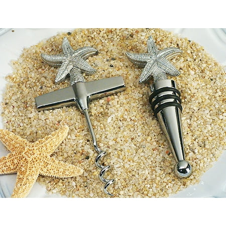 Theme Wine Stopper - Beach theme Starfish Wine Opener, Wine stopper set
