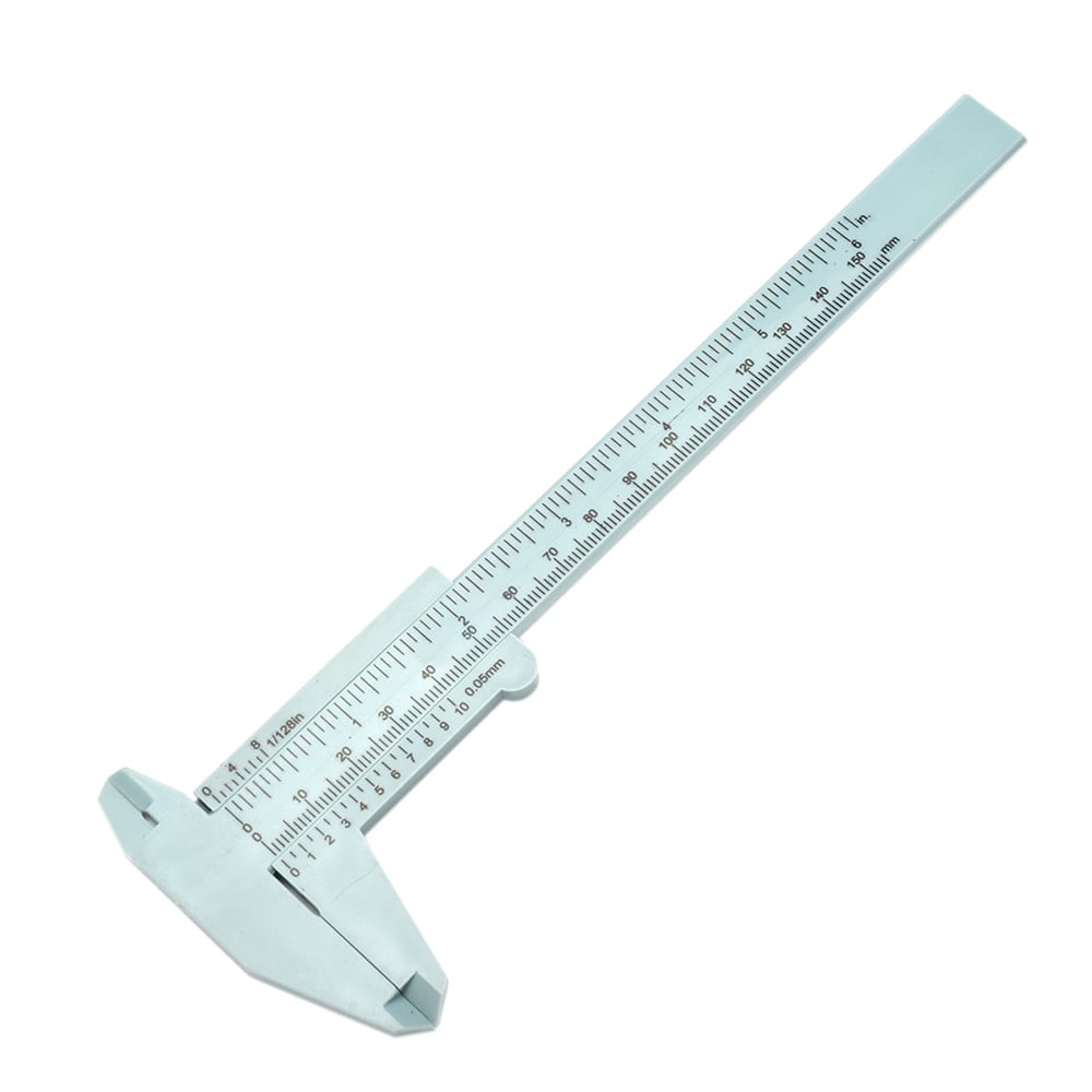 1pc Caliper Eyebrow Measuring Ruler Double Scale Sliding Gauge Ruler for Eyebrow Permanent