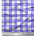 thumbnail image 1 of Soimoi Rayon Fabric Gingham Check Printed Fabric 1 Yard 56 Inch Wide, 1 of 3