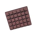 thumbnail image 4 of Injueey Molde de silicona 26 letras alfabeto Chocolate herramientas bandeja jabón cuadrado Type2, 4 of 6