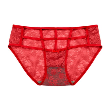 

Women Lace Underwear Sexy Breathable Hipster Panties Stretch Seamless Bikini Briefs