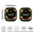 thumbnail image 4 of KUIFORTI Dragonfly Windshield Sun Shade Foldable Sunshades for Women, 2 Pack Windshield Cover, 28.5"x25.5" Portable Front Window Sunshade for SUVs/Pickups/Sedans, 4 of 5