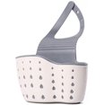 thumbnail image 1 of Estante de fregadero de cocina, cestas de almacenamiento de esponja para el cajón, estante de almacenamiento ajustable para fregadero a presión, soporte de estante de cocina, esponja de drenaje beige, Feliz Sencillez, 1 of 5