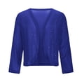 thumbnail image 5 of YOUYEDIAN Teen Girls Sequin Cardigan Jackets Kids Open Front Sparkly Long Sleeve Crop Tops Shiny Bling Dressy Casual Holiday Party Outfits (Blue, 11-12 Years), 5 of 7