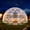 3.6 m - Green border, variant on Chantmo Garden Dome 9.5x5.7 ft 360 View Geodesic Greenhouse Clear PVC Cover Waterproof Bubble Tent House with 2 x 10M Light Strings for Outdoor Green