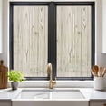 thumbnail image 2 of Farmhouse Vintage Window Privacy Film, Summer Country Retro Wooden Grain Static Cling UV Sun Blocking Heat Control Window Tint Day and Night, Non-Adhesive One Way Windows Privacy Cover 19.6''x39.3'', 2 of 7