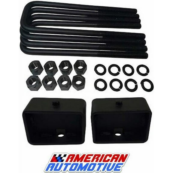 4" Tapered Rear Lift For 2004  Titan Steel Lift Blocks U Bolt Kit