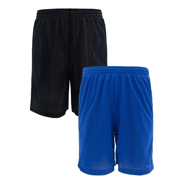 Athletic Works Men's 8" Active Grid Mesh Drawstring Shorts, 2Pack, Sizes S3XL