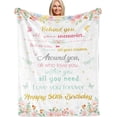 thumbnail image 1 of LHSHID 50th Birthday Gifts Blanket for Women Happy Birthday Turning 50 Gifts Throw Blanket for Women Cool 50 Year Old Birthday Gift for Mom Daughter Sister Wife Female Friends 50th Bday 30"x40", 1 of 9