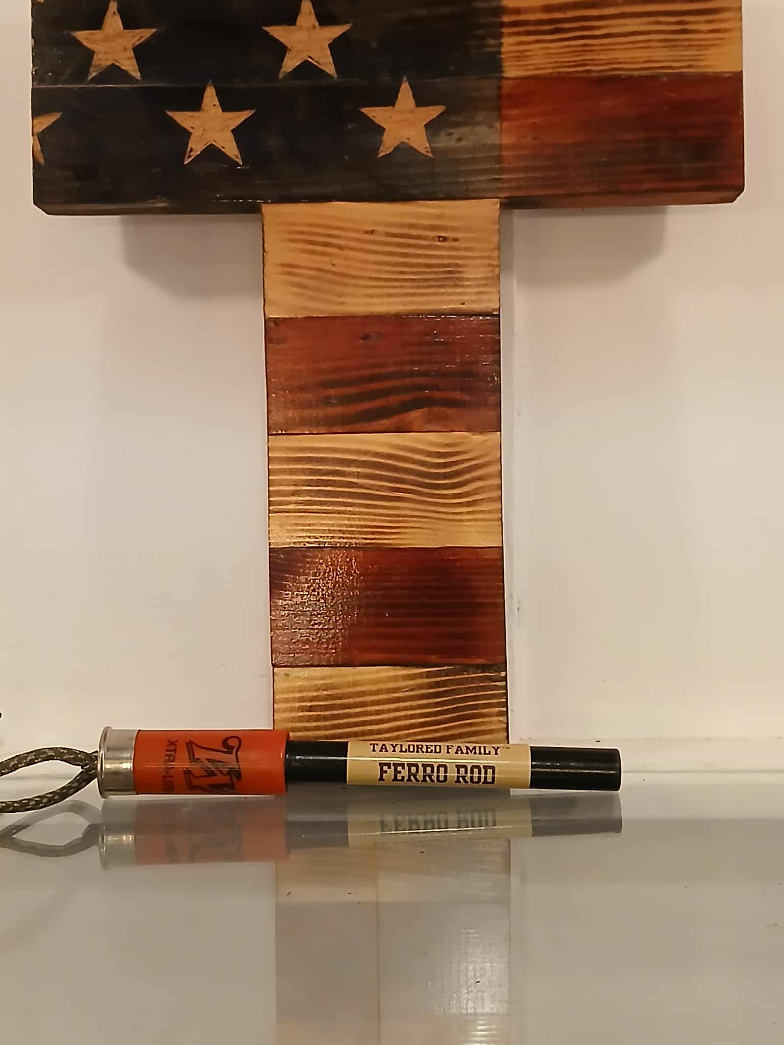 Taylored Family Ferro Rod and Tinder Kit MTS System Survival Fire Starter 1/2" x 5" Rod