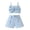 Blue, variant on JSCDRPDWL New Born Baby Girl Clothes Set 0-3 Months Girls 6x Outfits Toddler Birthday Outfit Black T Shirt Pink Shorts Clothes for 1 Year Old Girl, Blue 12-18 Months