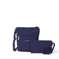 thumbnail image 1 of Baggallini Bolsos cruzados de bolsillo para mujer 8x8 Bolso de viaje pequeño, ligero, duradero, de nailon, resistente al agua, con pulsera Rfid, 1 of 1