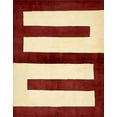 thumbnail image 1 of Ahgly Company Indoor Rectangle Abstract Sun Yellow Abstract Area Rugs, 2' x 5', 1 of 6