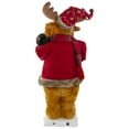 thumbnail image 6 of Northlight Lighted and Animated Musical Moose Christmas Figure - 24", 6 of 6