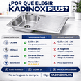 thumbnail image 5 of Fregadero Tarja para Cocina Empotrar Acero Inoxidable 80x50 C/kit Mezc Pro - (Escurridor Derecho), 5 of 5