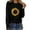 Black, variant on Blczomt Long Sleeve Womens Tops Under $10 Graphic Casual Black Tees Crewneck Fashion Sunflower Print Blouses Women