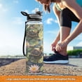 thumbnail image 6 of BZSMCE Sport Bottle Serene Turtle Oasis Outdoor sports Water Bottle Size: 10.4x3in, 6 of 7