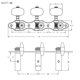 thumbnail image 4 of Perilla de cuerda de instrumento 2 tablones Clavija de afinación de guitarra clásica Afinadores de guitarra acústica 1:18 Tecla de afinación 3 Izquierda 3 Perillas de guitarra derecha Reemplazo Maboto  Perilla de cuerda de instrumento, 4 of 5