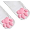thumbnail image 2 of HSHDLDF Chaussettes Cuissardes Patte de Chat Golves Filles Femmes Cosplay Douces 3D Coussinet Patte Chaton Orteils Haricots Mitaines Bas Chaussettes Coussinet Patte de Chat, 2 of 7