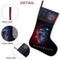 thumbnail image 5 of Hellraiser Pinhead Tema: Calcetines de Navidad, fino lino blanco para colgar en escaleras y chimenea, decoración navideña para el hogar, regalo de Navidad. 45cm × 32cm, 5 of 5