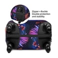 thumbnail image 2 of Kdxio Magic Colorful Forest Leaves Pattern Luggage Cover for Travel,Elastic and Durable,Fits 18-32 Inch,Anti-Scratch Suitcase Protector-No luggage included, 2 of 5