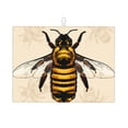 thumbnail image 1 of Fotbe Honey Bee Alfombrilla de Secado para Cocina con Estampado, 18x24 Pulgadas, 1 of 7