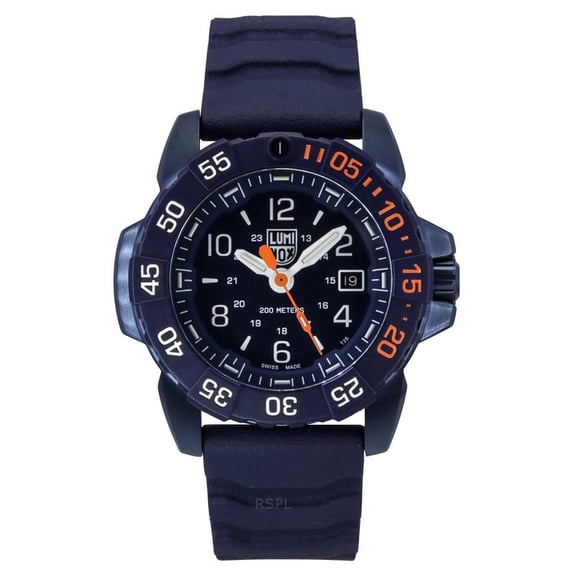 Luminox Navy SEAL Foundation Back To The Blue Set Quartz Diver's XS.3253.CBNSF.SET 200M Men's Watch With Extra Strap