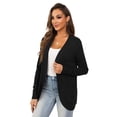 thumbnail image 3 of VERABENDI 2025 New Fall Women's Cardigan Sweaters Long Sleeve Front Open Knit Jackets with Pockets,S/M/L/XL, 3 of 10