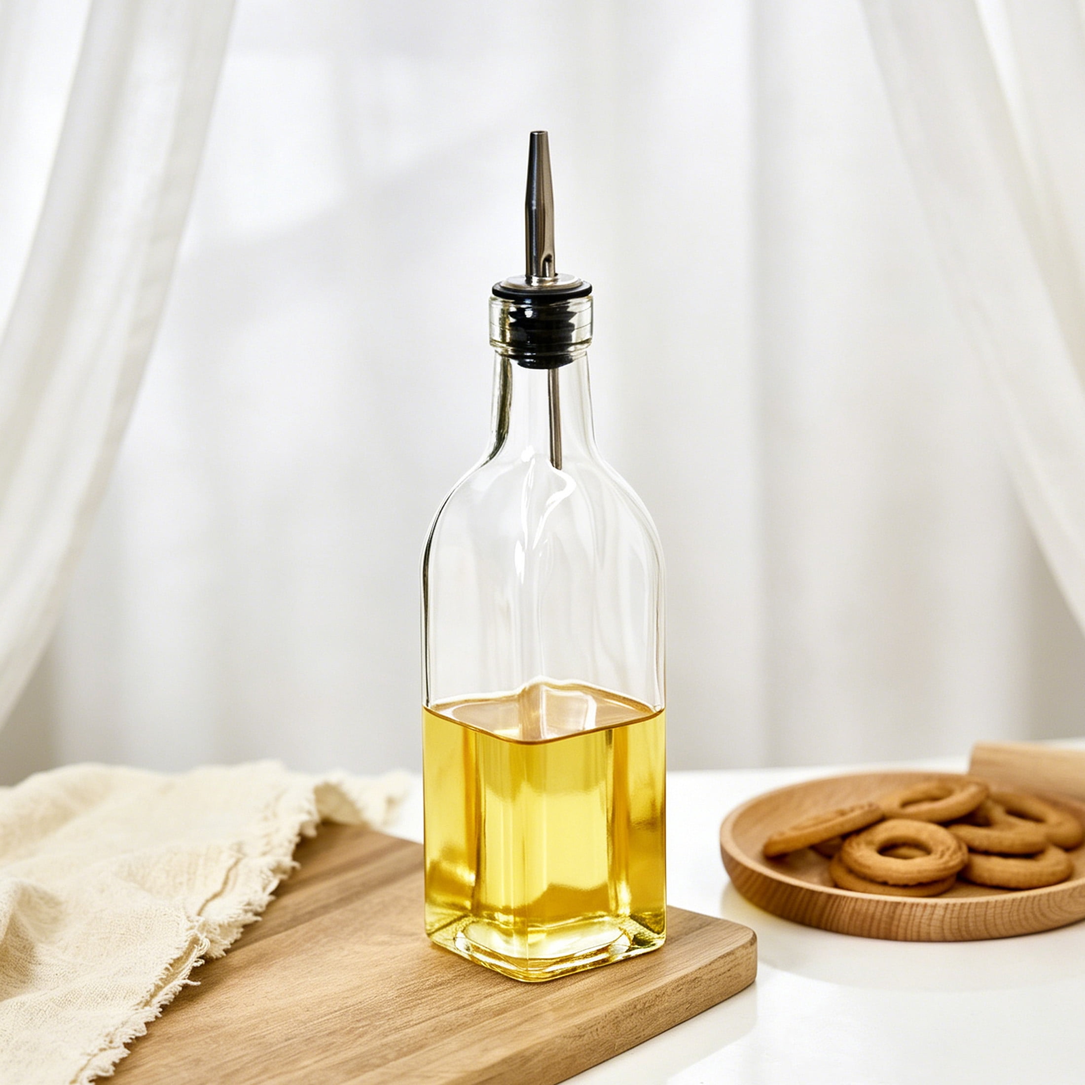 Mainstays 12OZ Olive Oil Dispenser with Stainless Steel Spout
