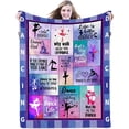 thumbnail image 1 of LHSHID Dancer Gifts Blanket for Girls Ballet Gifts for Dance Teacher Lovers Birthday Gifts for Dancer Daughter Niece Women Soft Flannel Fleece Lightweight Throw Blankets for Sofa Couch 30"x40", 1 of 7
