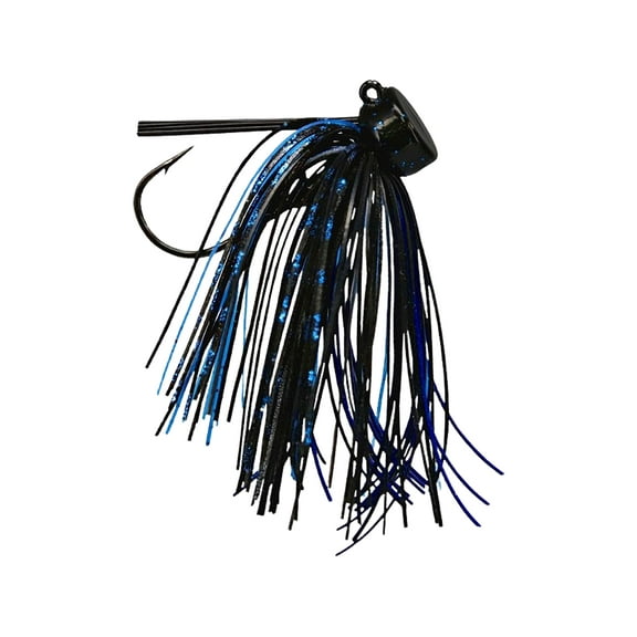 Buckeye Lures BFS Spot Remover Finesse Jig Black/Blue 1/4 oz