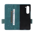 thumbnail image 5 of Allytechgroup Wallet Phone Case for Samsung Galaxy Z Fold 6, Built-in Credit Card Slot RFID Blocking PU Leather Flip Bumper Shockproof Protective Back Cover for Samsung Galaxy Z Fold 6, Green, 5 of 6