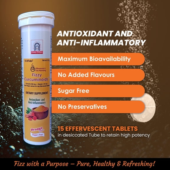 Fizzy Curcuminoids Effervescent Tablets