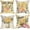 Yellow Gnome, variant on Happy Spring Blue Flower Gnome Decorative Throw Pillow Cover 16 x 16 Set of 4, Floral Rose Buffalo Plaid Porch Patio Outdoor Home Decor, Bloom Stripes Bike Seasonal Farmhouse Couch Cushion Case
