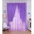 thumbnail image 1 of Curtain Curtain Door Purple Tulle Panel Window Screens Balcony Decor, 1 of 5