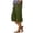Army Green, variant on Womens Straight Leg Pants Cool Breathable wide waistband bootcut breathable fabric lightweight casual style for summer outing Blue S